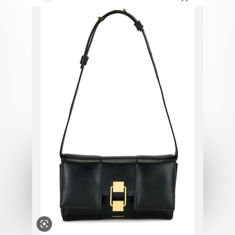 Demellier Midi Alexandria handbag in black. Like new, inc dust bag